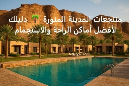 منتجعات المدينة المنورة 🌴: دليلك لأفضل أماكن الراحة والاستجمام