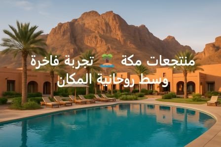 منتجعات مكة 🏝️ تجربة فاخرة وسط روحانية المكان